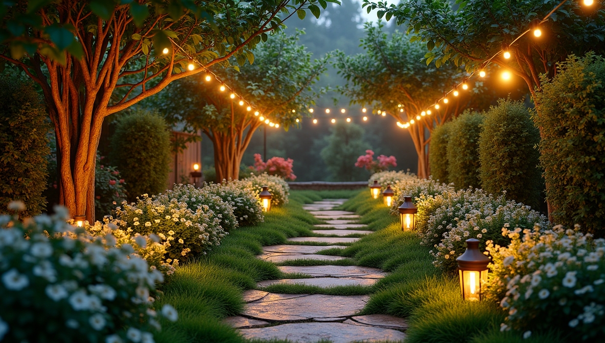 Sistema de iluminación para jardín